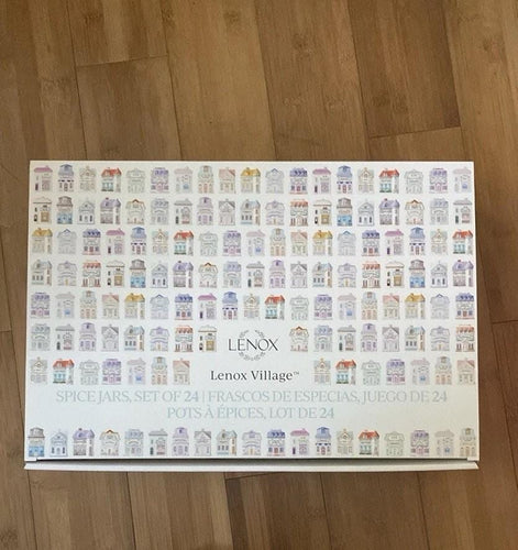 NEW Lenox 24 Piece Spice Village Jar Collection - Complete Set - IN HAND