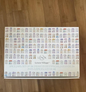 NEW Lenox 24 Piece Spice Village Jar Collection - Complete Set - IN HAND