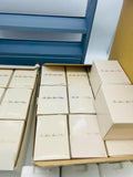 Vintage 1989 Lenox Spice Village Set of 24 Spice Jar Houses wit Wooden Blue Rack