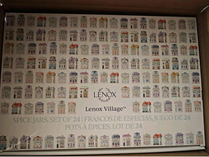 NEW Lenox Village Spice Jar 24 Piece Set Complete Collection 2024