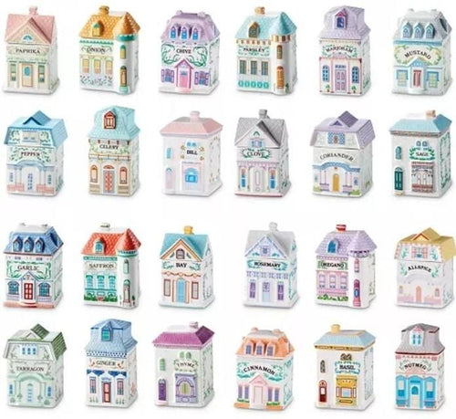 Lenox Spice Village Spice Jar Complete Set 24 Houses 2024
